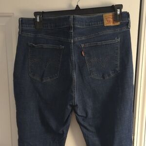 Levi's Dark Blue Denim Jeans